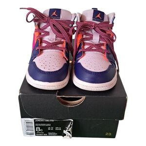 Nike Air Jordan 1 Mid Kids Sneakers